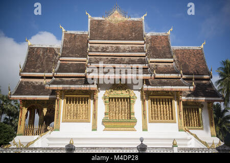 LAOS LUANG PRABANG WAT HO PHA BANG PALAIS ROYAL Banque D'Images