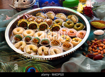 Variété de bonbons arabes du MiddlevEastern Banque D'Images