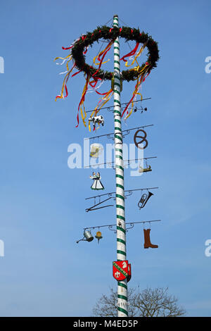 mât de Cocagne Banque D'Images