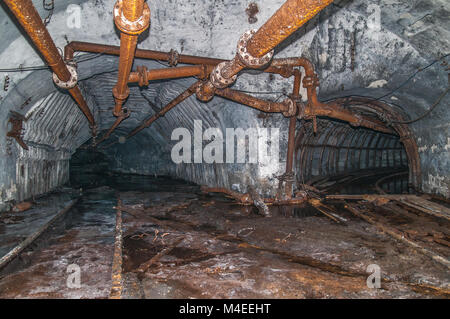 Ancienne mine abandonnée. Banque D'Images