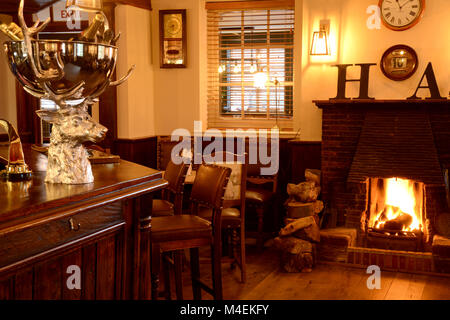 Le Lièvre d'armes Public House Banque D'Images