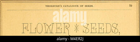 Catalogue descriptif annuel de semences - pour le potager, pour le jardin de fleurs, pour la pelouse, pour la ferme, pour la garderie (1886) (18420904512) Banque D'Images