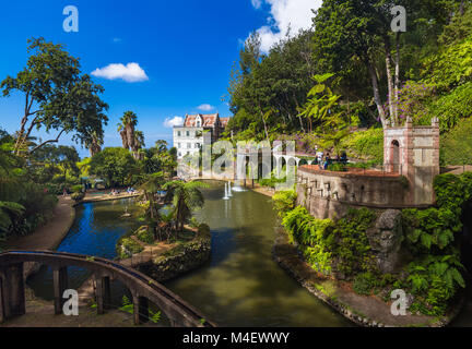 Jardin Tropical Monte Palace et le Portugal - Madère Banque D'Images