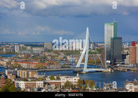 Paysage urbain de Rotterdam - Pays-Bas Banque D'Images