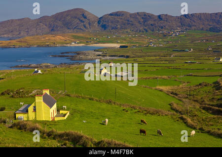 Paysage panoramique à Penbinsula à Allihies, Beara, comté de Cork, Irlande Banque D'Images
