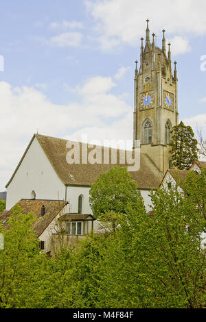 L'Église réformée, Canton de Zurich, Suisse Banque D'Images