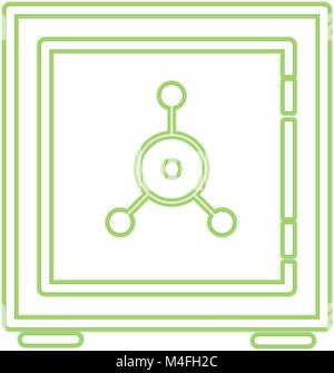 Symbole de l'argent sûr Illustration de Vecteur