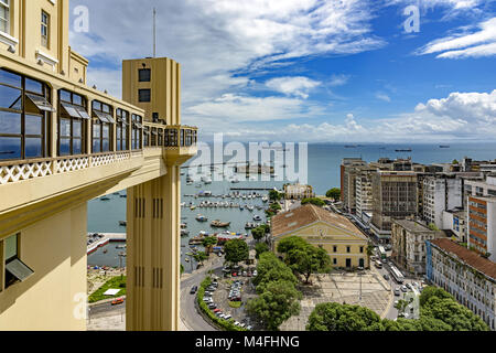 Ascenseur Lacerda à Salvador Banque D'Images