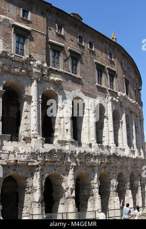 Le théâtre de Marcellus, Rome, Italie. Banque D'Images