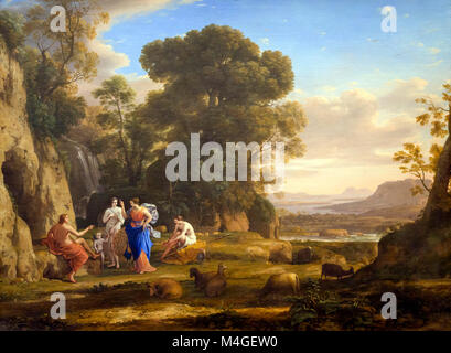 Le jugement de Paris, Claude Lorrain, 1645-1646, National Gallery of Art, Washington DC, USA, Amérique du Nord Banque D'Images