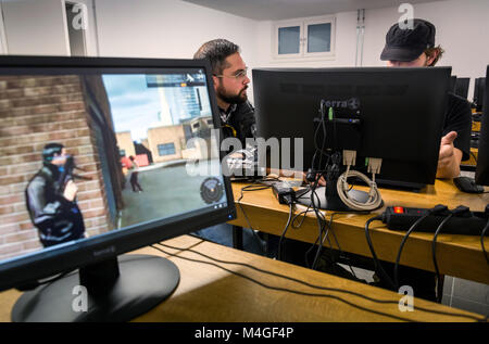 Auxilium ReLoaded est la première institution à Dortmund en Allemagne, où les médias toxicomanes reçoivent un traitement pour les jeunes. Banque D'Images