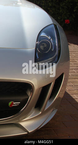 Jaguar F-type Cabriolet Voiture de sport de luxe, Afrique du Sud. Banque D'Images