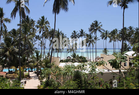 Maison de Vacances Resort, Zanzibar, Tanzanie Banque D'Images