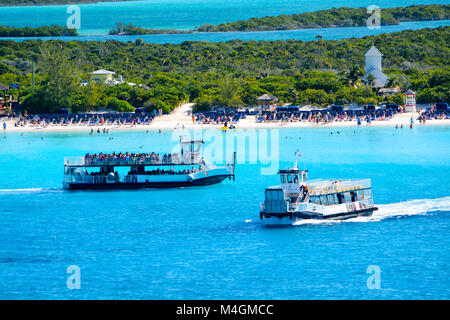 Half Moon Cay, Bahamas, Caraïbes Banque D'Images