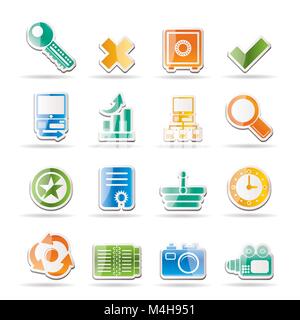 Site Web et Internet Icons - Vector Icon Set Illustration de Vecteur