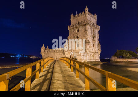 Tour de Belém de Lisbonne - Portugal Banque D'Images