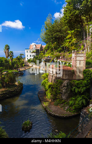 Jardin Tropical Monte Palace et le Portugal - Madère Banque D'Images