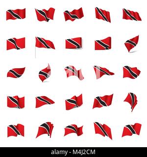 Trinité-et-Tobago drapeau, vector illustration Illustration de Vecteur