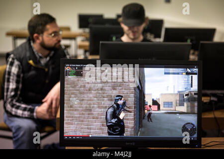 Auxilium ReLoaded est la première institution à Dortmund en Allemagne, où les médias toxicomanes reçoivent un traitement pour les jeunes. Banque D'Images