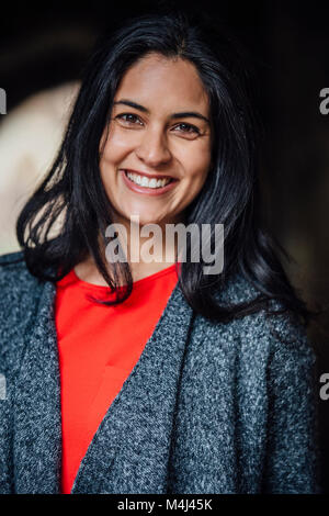 Portrait d'une belle, mixed race woman. Banque D'Images