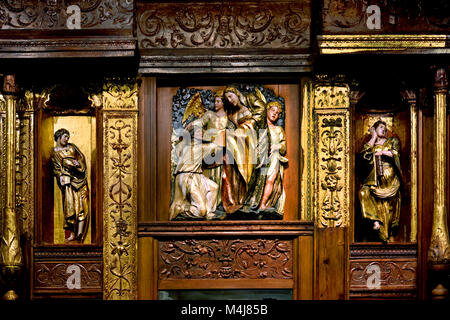 Retable retable ( 1526-1532) Alonso Berruguete master 1489-1561 16e siècle, l'Espagne, l'espagnol, ( Monastère de San Benito el Real Valladolid ) Banque D'Images