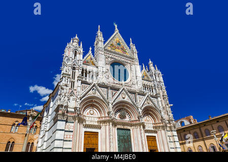 Duomo à Sienne - Toscane Italie Banque D'Images