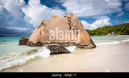 Anse Lazio, Praslin, Seychelles Banque D'Images