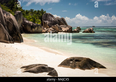 Anse Source d'argent, La Digue, Seychelles Banque D'Images