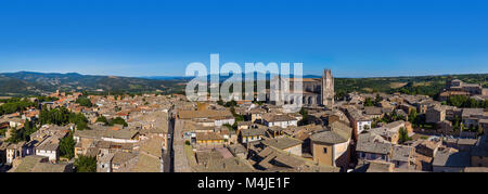 Ville médiévale d'Orvieto en Italie Banque D'Images