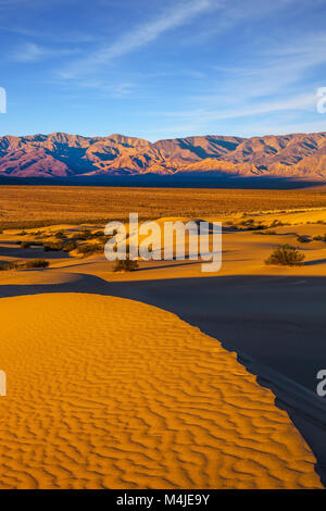 Petite plage de sable ondulations sur barkhans Banque D'Images