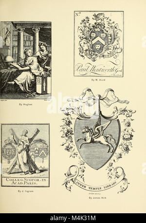 Artistes et graveurs de British and American book plates - un livre de référence pour la plaque et les collectionneurs d'impression de livres (1897) (14583745128) Banque D'Images