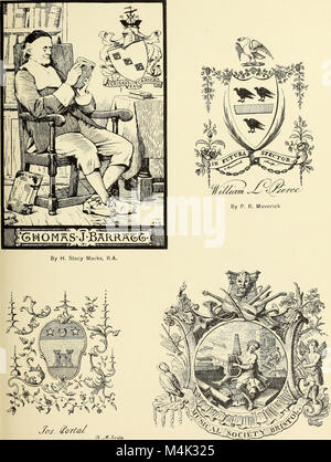 Artistes et graveurs de British and American book plates - un livre de référence pour la plaque et les collectionneurs d'impression de livres (1897) (14768021664) Banque D'Images