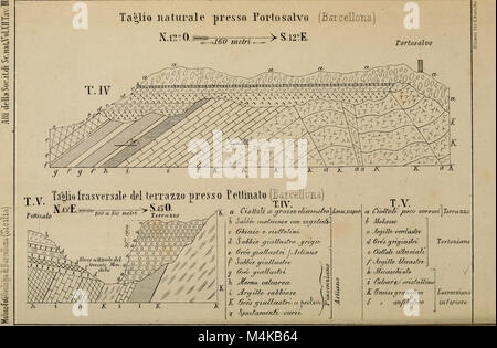 Atti della Societtaliana di Scienze naturali (1869) (20160233038) Banque D'Images