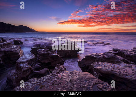 Les bains Coalcliff, NSW. Banque D'Images