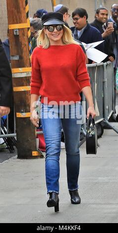 Kristen Bell arrive à l 'Jimmy Kimmel Live !" studios pour une apparition sur le spectacle mettant en vedette : Kristen Bell Où : Hollywood, California, United States Quand : 16 Jan 2018 Credit : WENN.com Banque D'Images