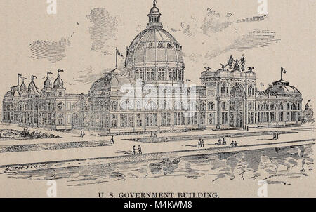 Guide authentique à Chicago et à l'exposition universelle colombienne (1893) (14759032326) Banque D'Images