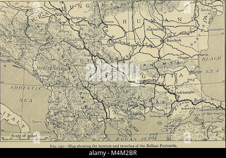 Bataille de la Seconde Guerre mondiale, de l'ouest et le sud de fronts ; une étude de géographie militaire (1921) (14767815501) Banque D'Images