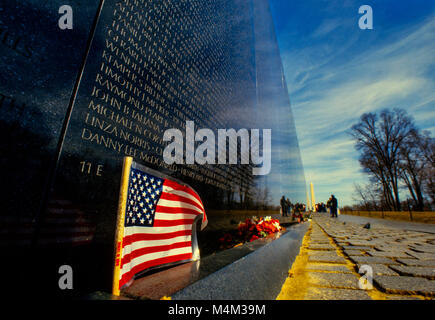 Washington DC, USA. Vietnam War Memorial Banque D'Images