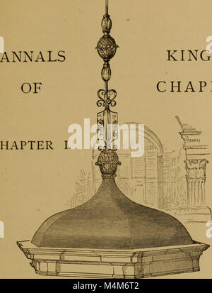 Annales de la chapelle du roi à partir de l'âge de la Nouvelle Angleterre puritaine de l'époque actuelle (1882) (14803557803) Banque D'Images