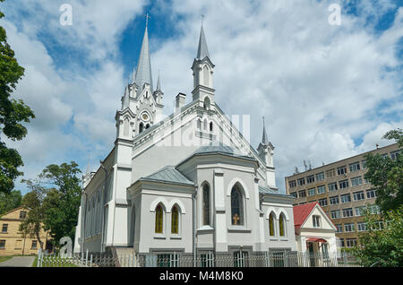 Église de Saint-Jean, l'Église luthérienne située à Minsk, Biélorussie. Banque D'Images