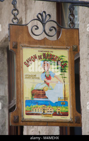 La Havane Cuba - 26 janvier 2018 : annonce du savon de la publicité à Cuba Banque D'Images