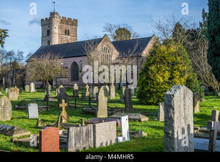 St Mary's Priory Church Usk Monmouthshire Banque D'Images