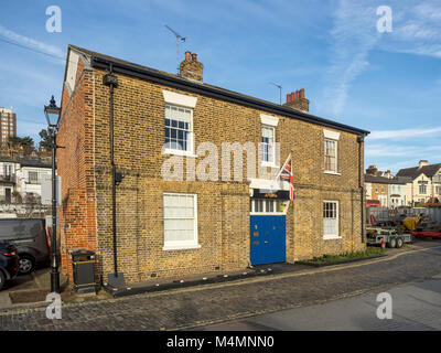 LEIGH-ON-SEA, ESSEX, Royaume-Uni - 16 FÉVRIER 2018 : The Old Custom House at Old Leigh Banque D'Images