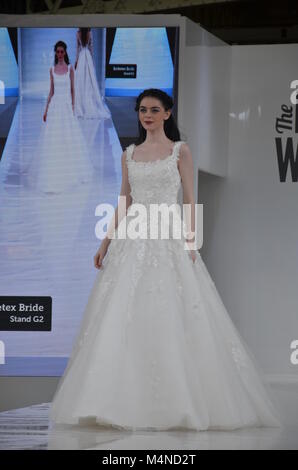 Londres, Royaume-Uni. 16 Février, 2018. Mariage National show ouvre ses portes à Kensington Olympia, Londres, UK Crédit : Nastia M/Alamy Live News Banque D'Images