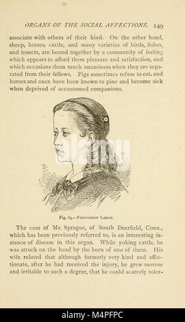 Cerveau et de l'esprit ; ou, la science mentale considérées en conformité avec les principes de la phrénologie, et par rapport à la physiologie moderne (1882) (14778132581) Banque D'Images