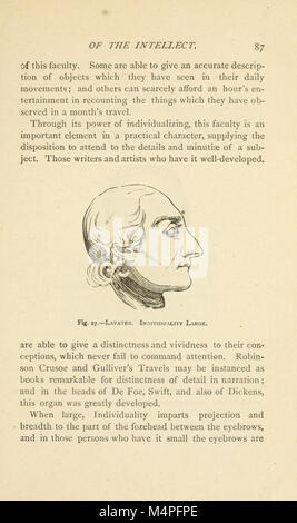 Cerveau et de l'esprit ; ou, la science mentale considérées en conformité avec les principes de la phrénologie, et par rapport à la physiologie moderne (1882) (14780851172) Banque D'Images