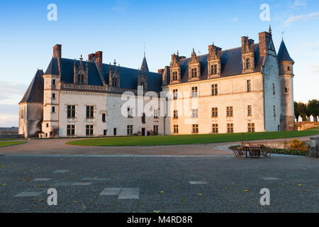 Château d'Amboise Situé en Indre-et-Loire Vallée de la Loire en France Banque D'Images