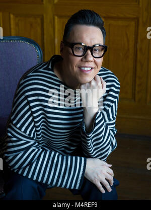 Gok Wan, mode anglaise consultant, auteur et présentateur de télévision, Édimbourg. Banque D'Images