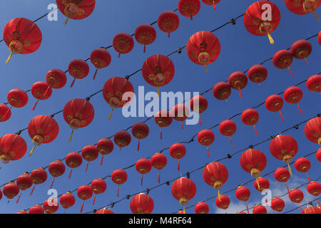 Kuala Lumpur, Malaisie. 17 févr., 2017. Le Temple Thean Hou à Kuala Lumpur, Malaisie. Banque D'Images