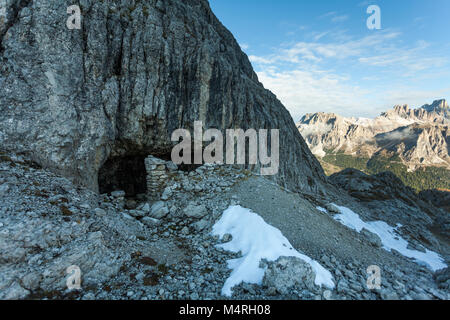 Beau paysage typique dans les Dolomites Banque D'Images